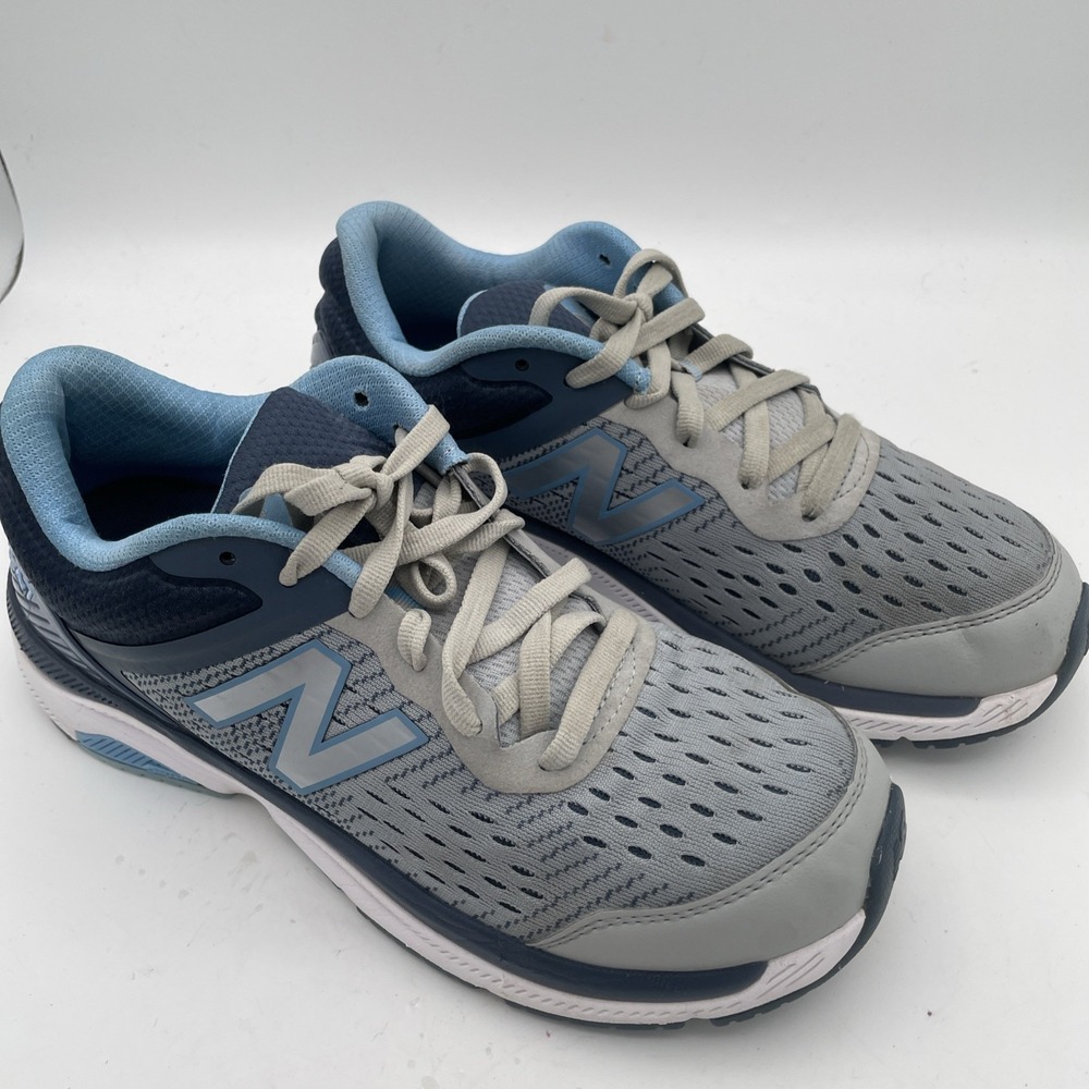 Men's New Balance‎ 847 V4 WW847LG4 Gray Blue Running Shoes Sneakers Size 10